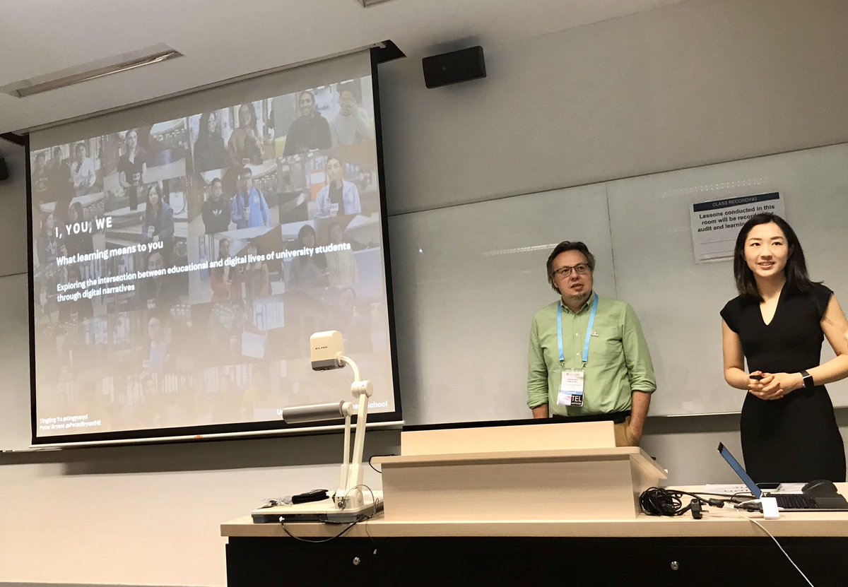 JacquiRuello's tweet photo. How do we locate an authentic student voice? What does learning mean to our students @sydney_business? Find out now at 
@asciliteconf 

Presented by @tingyusyd @PeterBryantHE

#ascilite2019 #workliveplaylearn #studentvoice #connection #community #identity https://t.co/bekqZqCZb9