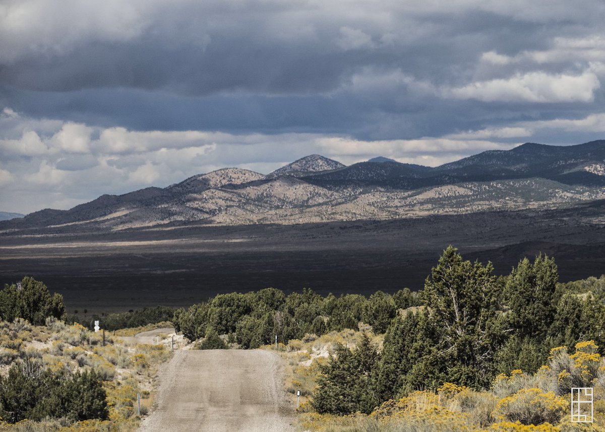 AJResearchTeam's tweet photo. Oh, this road’s going to be a bumpy ride. County Road # 3, west of Ely, NV. 2019 #everydaysamountain #solsticeyear https://t.co/iFCqhZwcA6