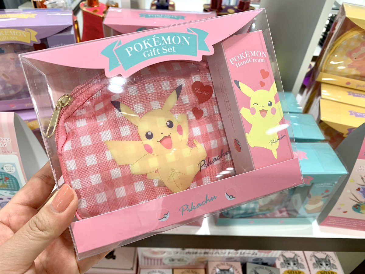東急ハンズ梅田店 בטוויטר ポケモンのハンドクリームとポーチのギフトセットが発売中 パステルカラー調のポケモンたちがなんともキュート ギフトに といいつつ自分用にもどうぞ 12f