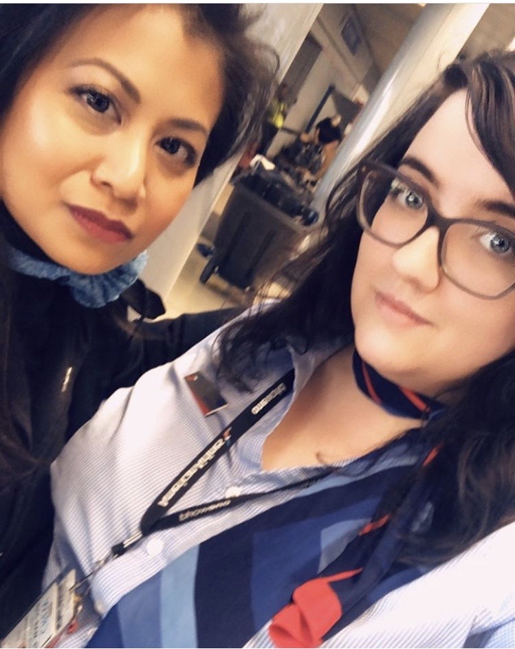 baby_grrrl's tweet photo. 🌎🤝🇺🇸 w/ @KatieJatieBatie
#wifey #roommates #FlightAttendants #FAs #SkyAngels #SkyDivas #SkyLiaisons #FlyGirls #TrolleyDollies #WCW #WomanCrushWednesday 💖✨🛫 (Goodnight moon!) 😘🌙 https://t.co/01XNORK96v