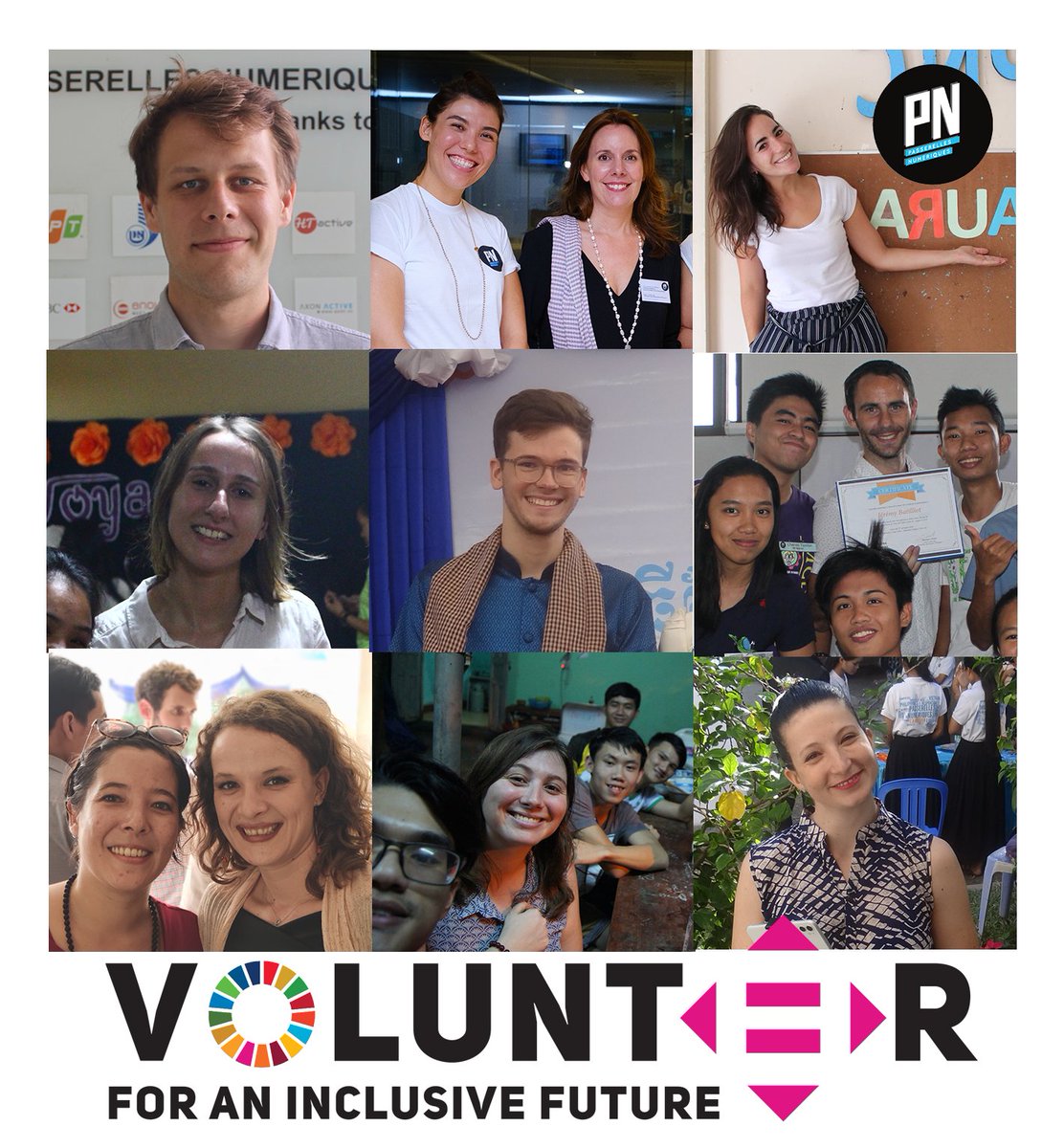 passerellesNume's tweet photo. [#PN] Today is the International Volunteer Day #IVD2019 #Volunteer4inclusion! A big thank to all volunteers who support us since the very beginning for a better future! #Solidarity #StrongerTogether. Discover some of them here: https://t.co/uVmaaaSLMF https://t.co/hII6Ck8HPw