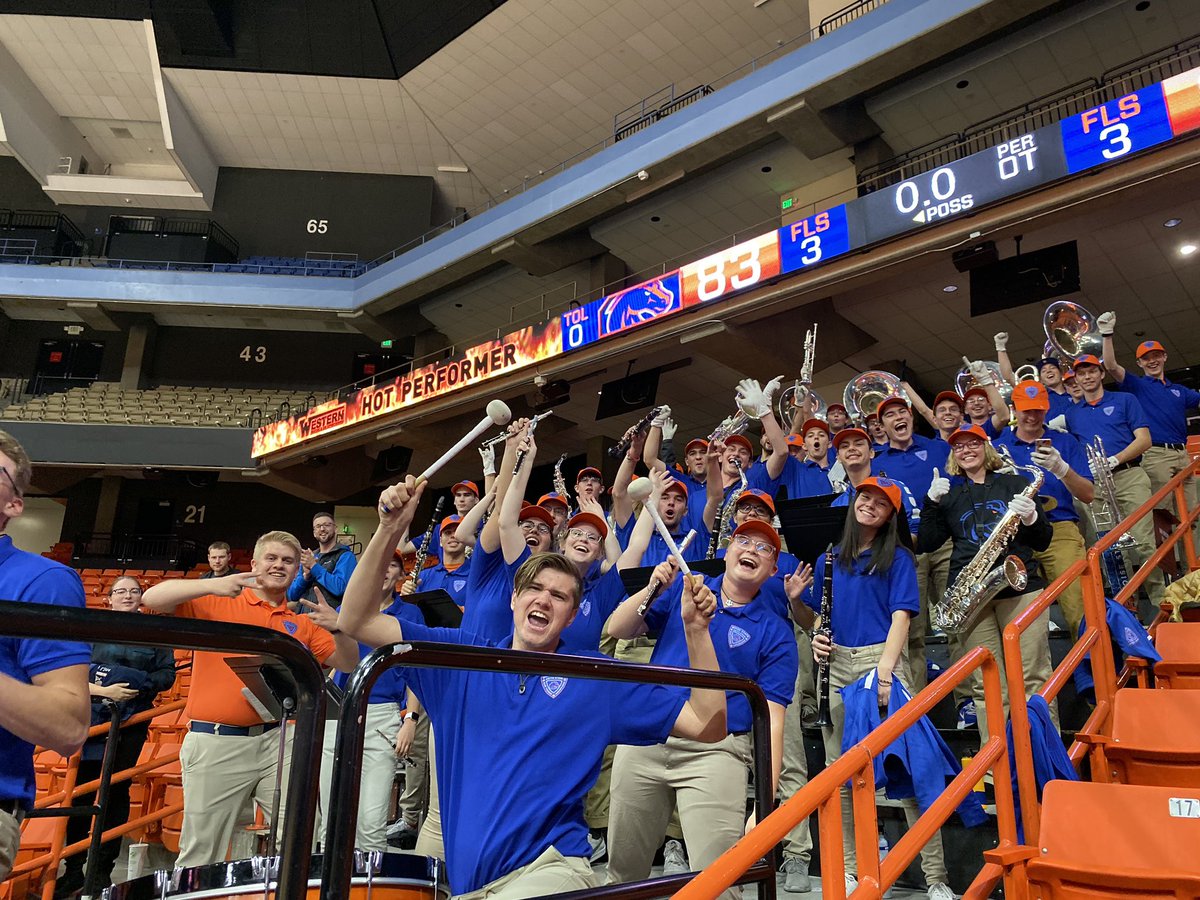 Congratulations, <a href="/BroncoSportsWBB/">Boise State Women’s Basketball</a>!  A hard fought game against the Lobos, and you hung in there and got the victory in OT!

Enthusiastic support from #BroncoNation, <a href="/BroncoSpirit/">Boise State Spirit Squad</a>, and <a href="/BSUBlueThunder/">Boise State Blue Thunder Marching Band</a>!