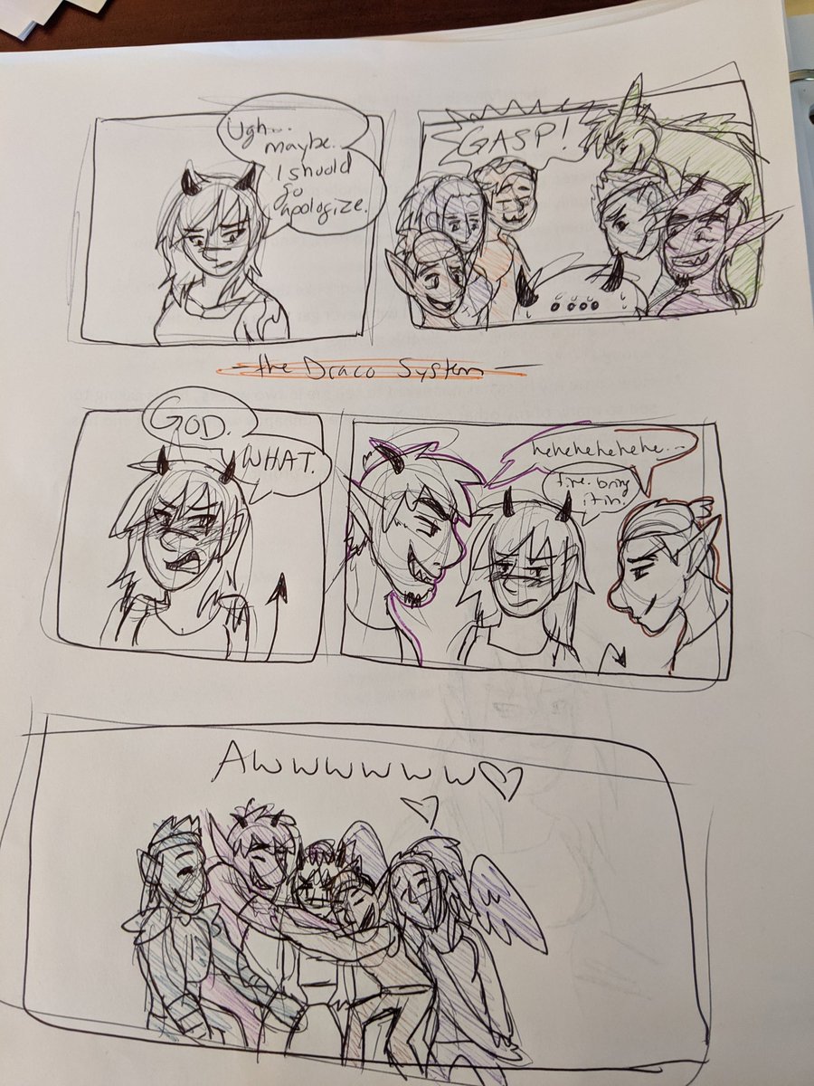 SystemDraco's tweet photo. A couple Draco System plurality comics! Both involving Blitz being, well, very Blitz.
Thank you for your consideration
#didmeme #PluralPride #plural #multiplicity #osdd #artistsontwitter https://t.co/MuUBT5Q7F2