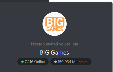 How to Join Big Games Server on Discord