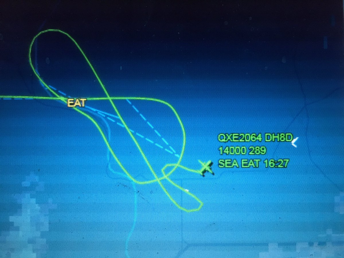 Horizon flight 2064 is lost in VFR weather?