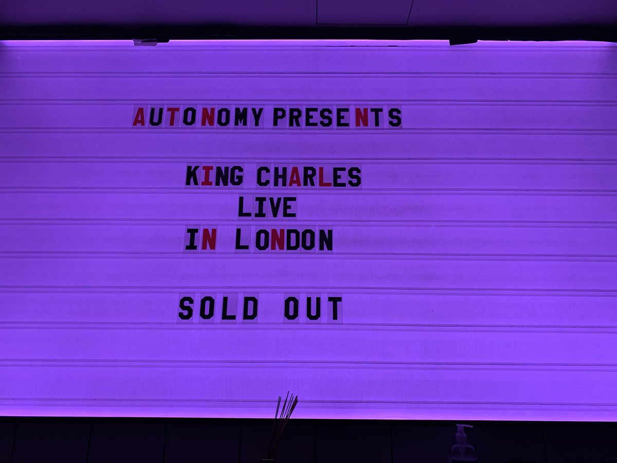 King Charles reigning supreme at Jack Solomon’s Club in Piccadilly. Good work team !
