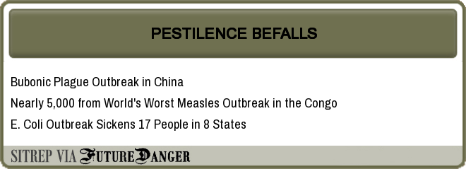 FD_Plague's tweet photo. FutureDanger Indicator: PESTILENCE BEFALLS
HeatMap Column 4> https://t.co/buig9v9EZA
#Pestilence #Disease #Plagues #WarnOthers https://t.co/9Nm4UY14Kf