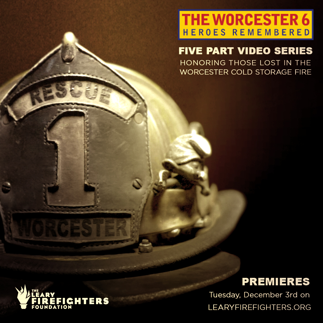 LearyFF's tweet image. The Worcester 6: Heroes Remembered is a five part mini-documentary series honoring the six brave men who gave their life in the line of duty. We'll premiere the first episode on our website and social platforms on Tuesday, December 3rd. Stay tuned. #BraveEveryday