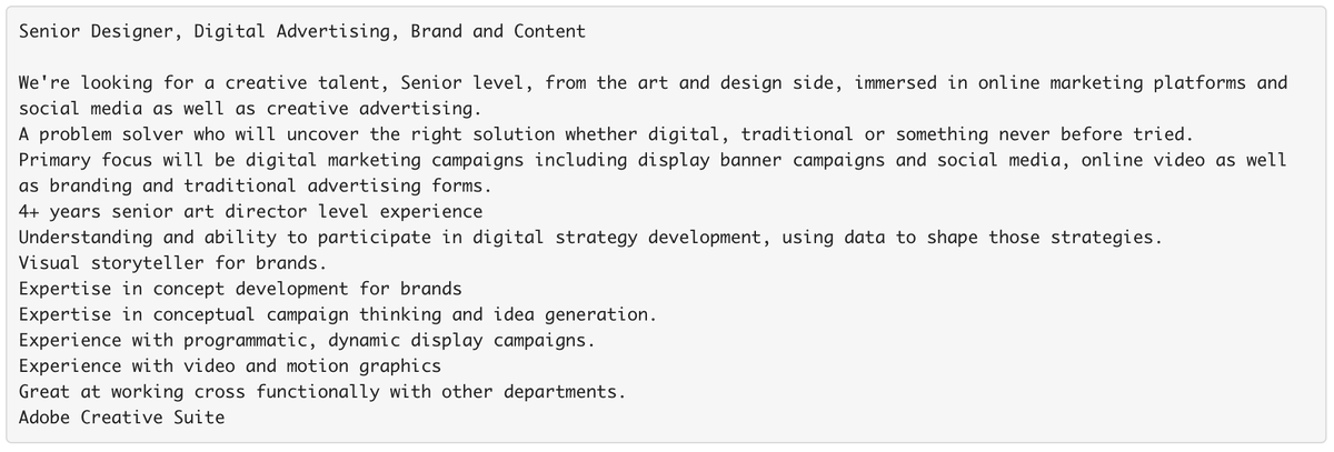 danigranatta's tweet image. Busco SENIOR DESIGNER para el equipo de Marketing de @Platzi. Lo que necesitamos es *ver la imagen* y que quieras dejar la zona de comfort tan lejos que ni recuerdes cómo era.

Si eres la persona correcta mándame tu Linkedin y portafolio a granatta AT platzi DOT com.

RT pls.