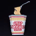 ドット絵に見えるけど？綿棒で作ったカップヌードルがこれ!