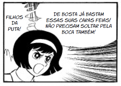 nojiri_s's tweet photo. agora que os Devilman já começou a chegar nas pessoas, lá vai uma sequência da Miki lidando com assediadores na internet (pág. 46 e 47 do mangá) https://t.co/csbGkekv2c