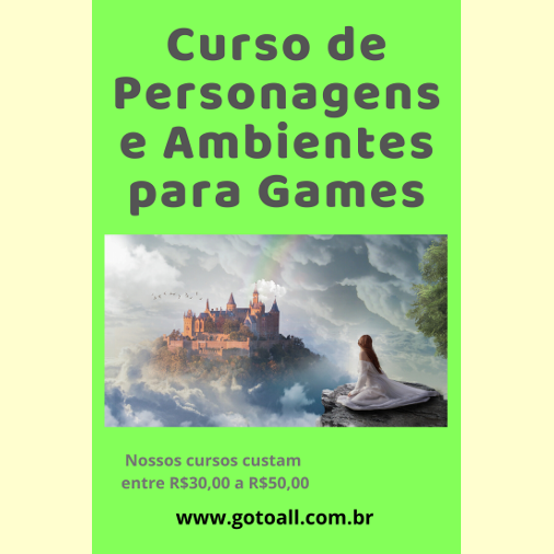 GoToAll2's tweet image. Curso para quem deseja criar e guardar os seus personagens. Para: gamers, designs, escritores, produtores e curiosos.
gotoall.com.br

#gotoall #cursos #games #jogos #digitais #personagens #roteiro #ambientes #eletrônica #música #ecommerce #inovação #lojavirtual #online