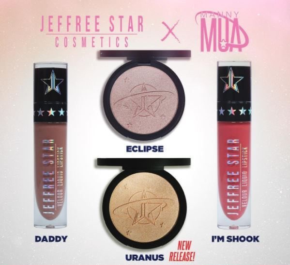CosmeticsItma's tweet photo. Hace un tiempo, Jeffree Star Cosmetics decidió sacar una colaboración con uno de los youtubers más importantes del mundo de la belleza: Manny Mua. La colección fue un total éxito, hasta tal punto que... ¡Los productos se agotaron a los 30 minutos de su lanzamiento!🤩 https://t.co/eHuugkRNgA