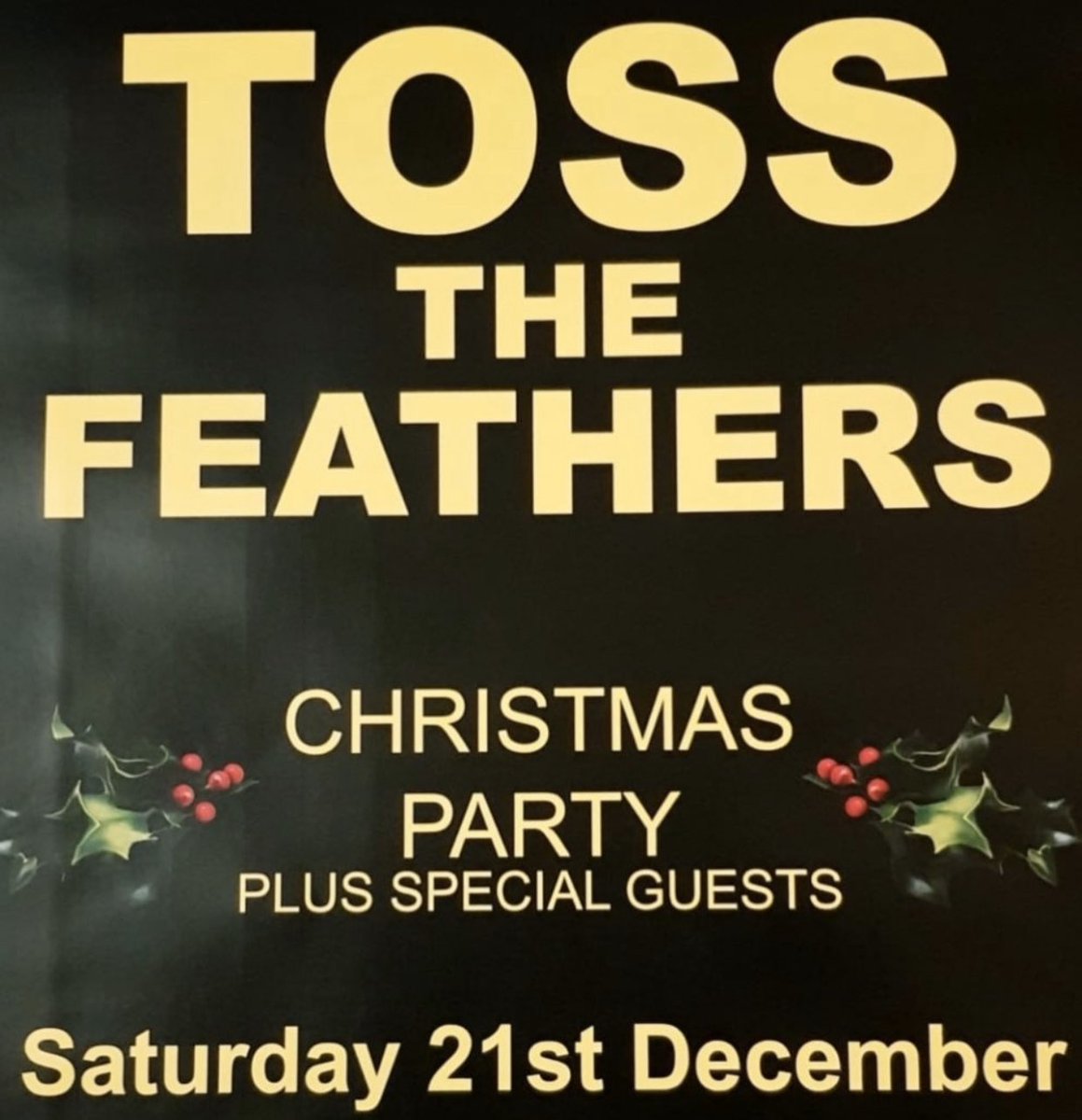 #TosstheFeathers <a href="/StKentsPlace2B/">Kevin Fitzpatrick</a> Saturday 21 December tickets are now on sale but hurry because half of them have already gone! #ChristmasParty #StKents #Place2b4Trad #Manchester Tel 0161 224 2033