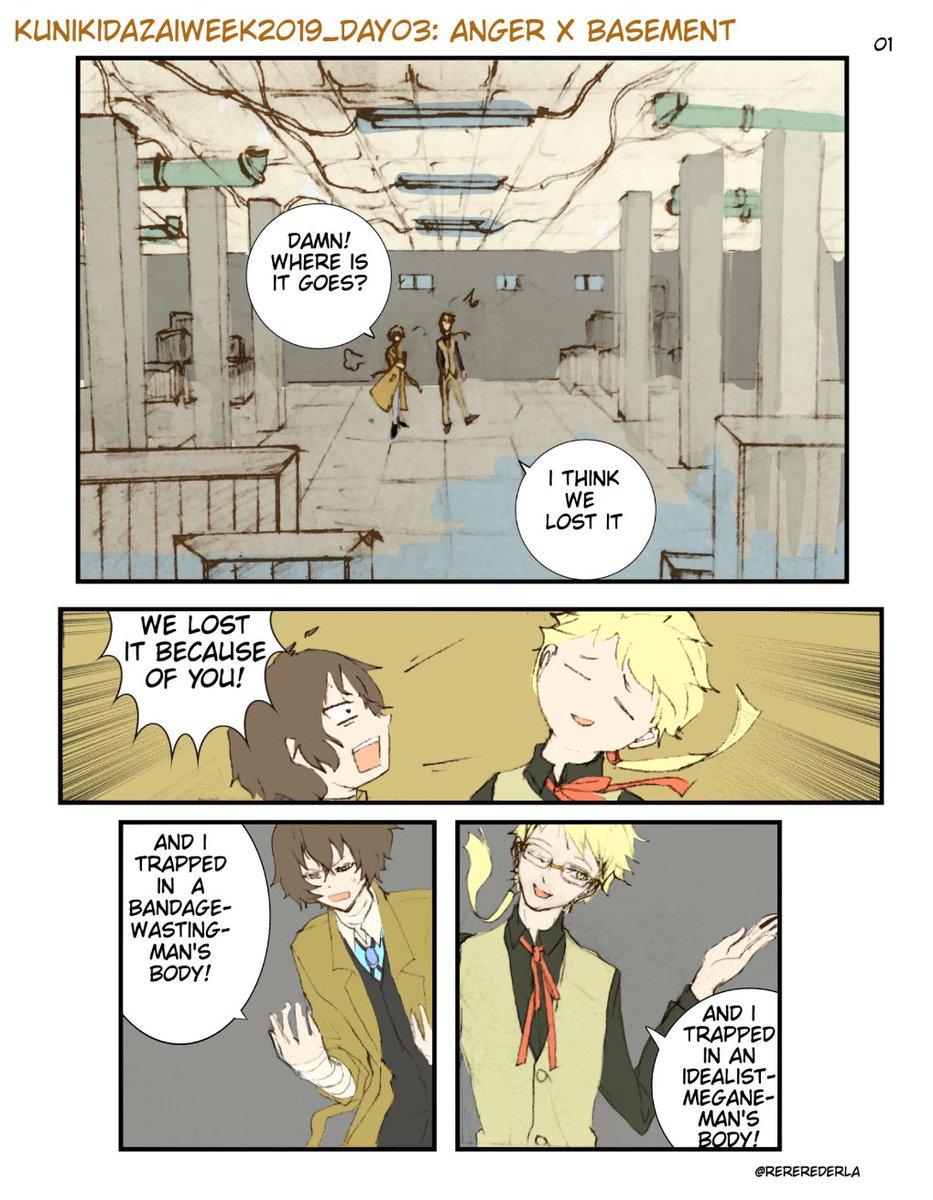 xellhalu's tweet photo. #kunikidazaiweek2019 #kkdweek2019 #day03 #page01/03 https://t.co/z1zfUy5VK6