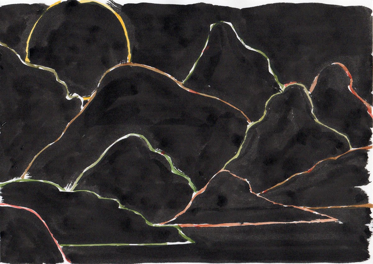 Untitled (Range Line Study) by Cameron Emerson-Elliott. Our new show Everything Is Invented opens 3:30pm THIS SATURDAY 30 November at 7 Robert St. Wickham. —  facebook.com/events/2389893…