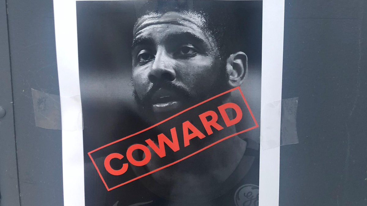 SportsCenter (@sportscenter) on Twitter photo These Kyrie Irving fliers are posted across the street from TD Garden in Boston.
He will not play tonight for the Nets against the Celtics. (via <a href="/malika_andrews/">Malika Andrews</a>) These Kyrie Irving fliers are posted across the street from TD Garden in Boston.
He will not play tonight for the Nets against the Celtics. (via <a href="/malika_andrews/">Malika Andrews</a>)