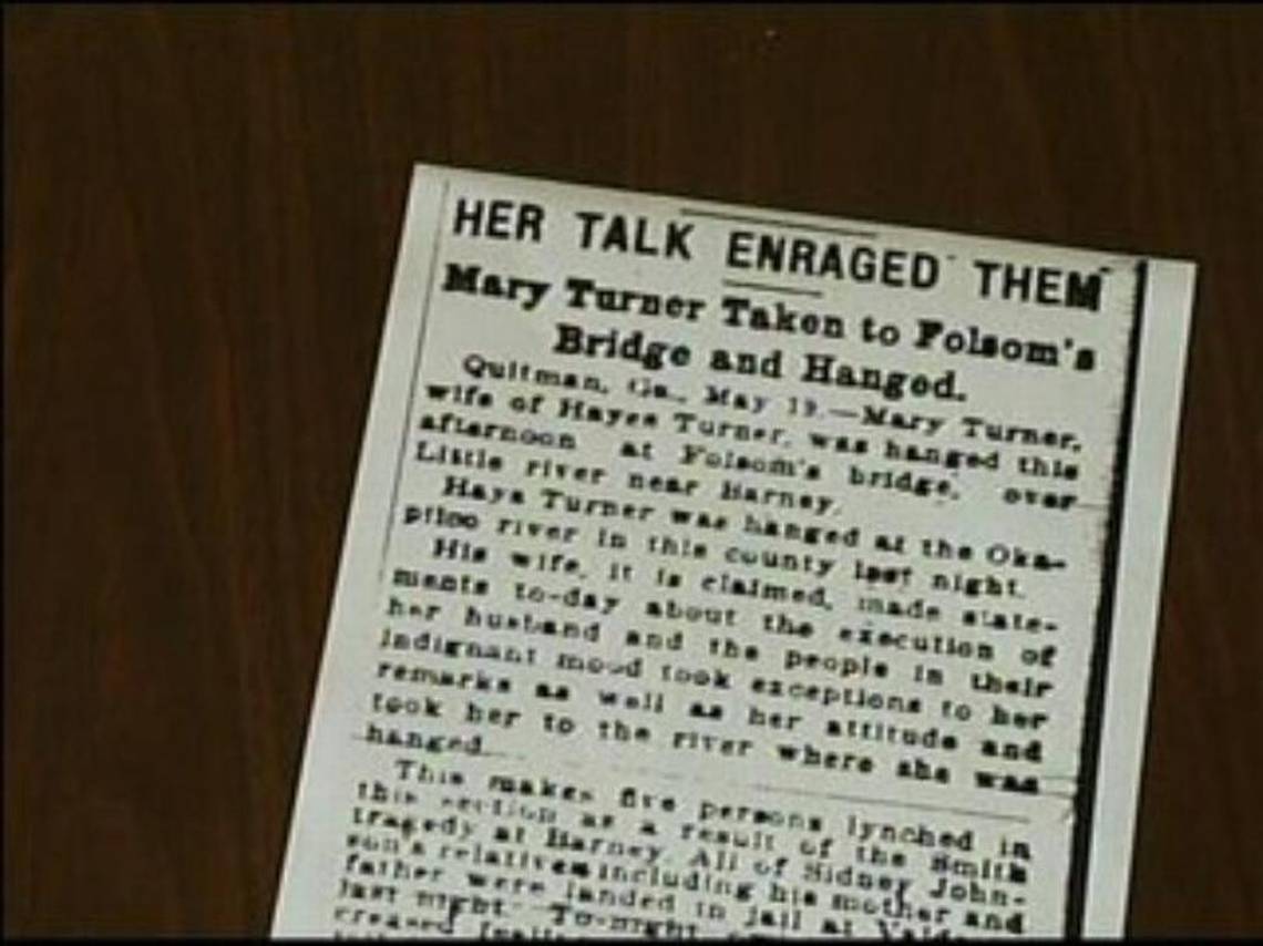 42) The lynching violence in general was reaching an incredibly savage level of bloodlust. One of the worst of all the lynchings—that of Hayes and Mary Turner in Valdosta, GA—took place in May 1918.