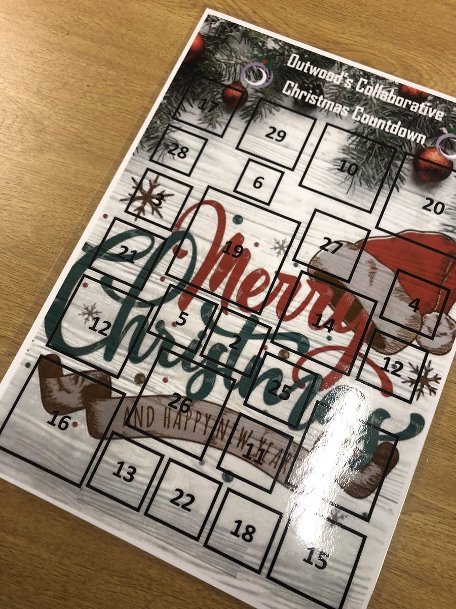DeepOgat's tweet photo. What a super idea! @OutwoodDanum. Staff at OAD will be completing a Collaborative Learning Structure Advent calendar, to encourage variety in lessons. #improvinglearning #improvingconfidence https://t.co/w4cCO7tHvG