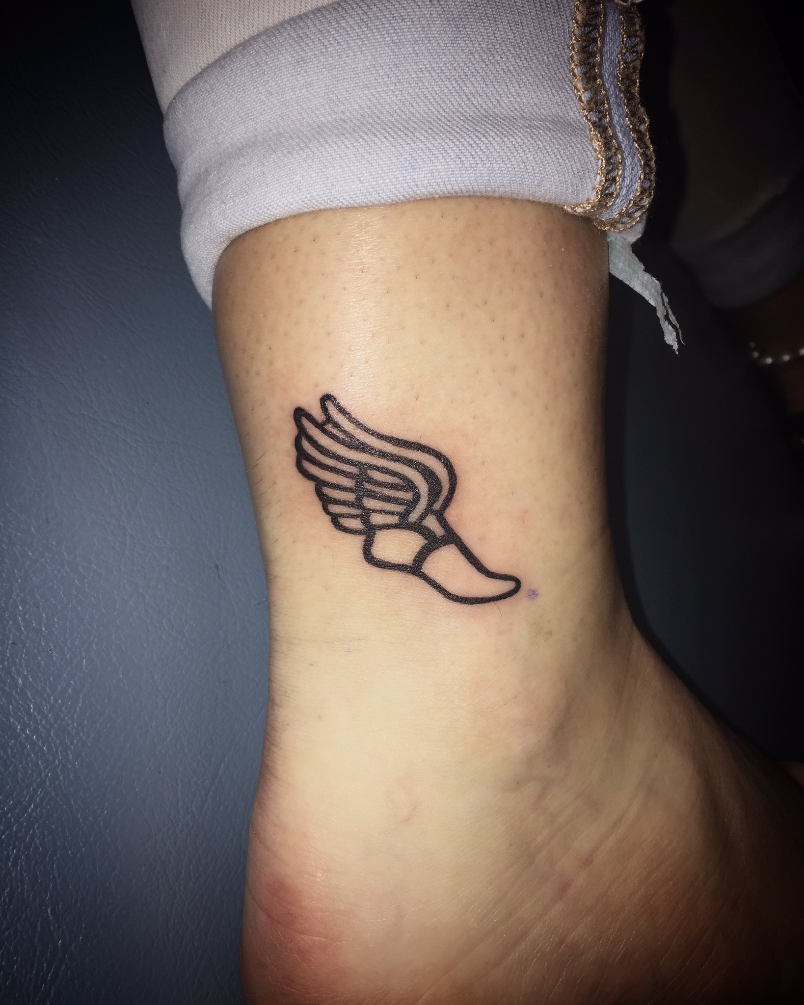 Discover more than 65 winged ankle tattoo latest in.eteachers
