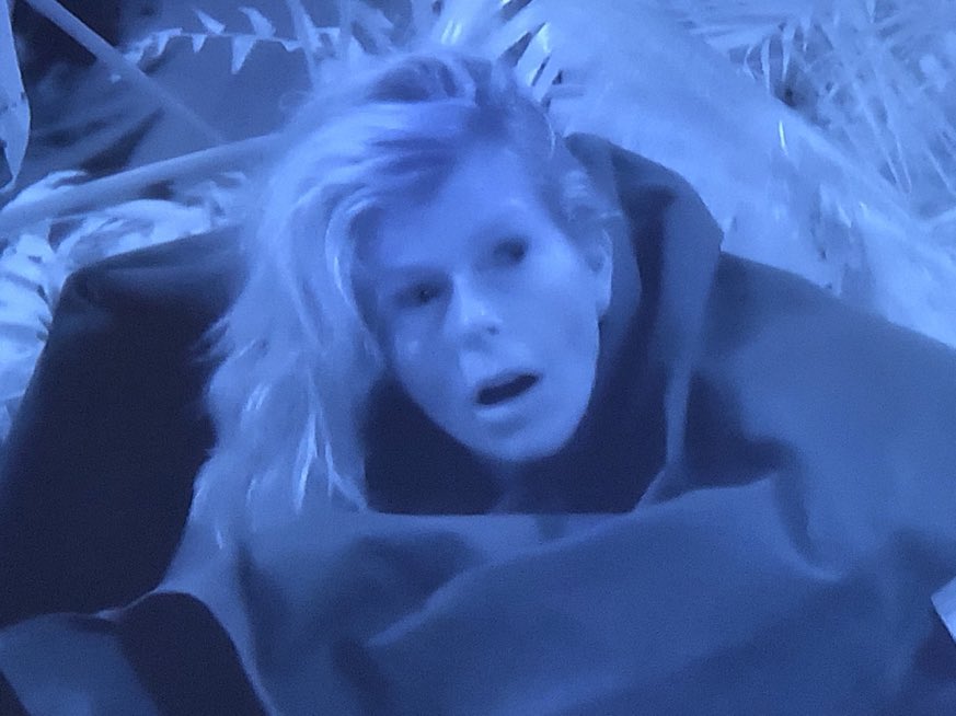 when you see something on the other side of your room and you’re not sure if it’s a demon or just some of your clothes #ImACeleb