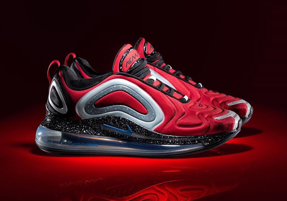 ScoutSneaker's tweet photo. Air Max 720 ‘Undercover’ is Releasing 3 shoes in red, black, and yellow colorways on November 30th. All have a retail of $200. #undercover #airmax720 #airmax #NIKE #SNKRS https://t.co/VyE0gNLmES