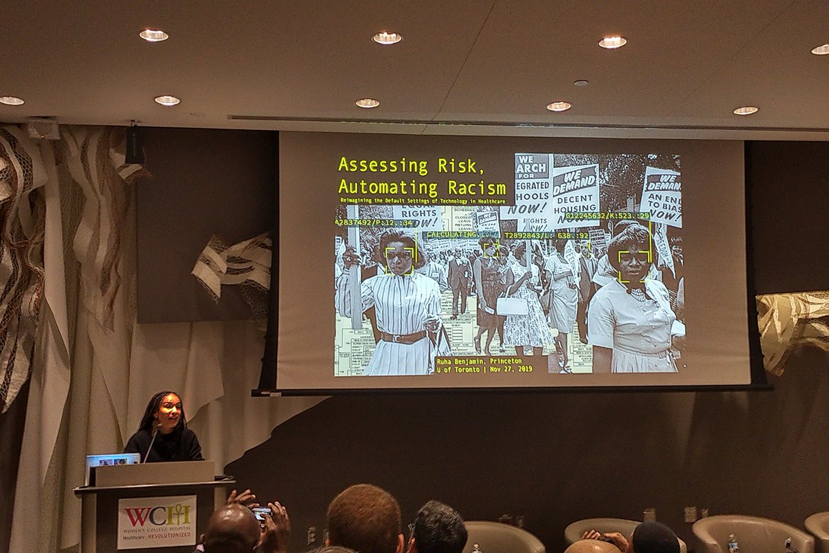 MMccradden's tweet image. SO grateful and humbled to be learning from @ruha9 about technology &amp;amp; #NewJimCode Hard lessons, but essential for AI!