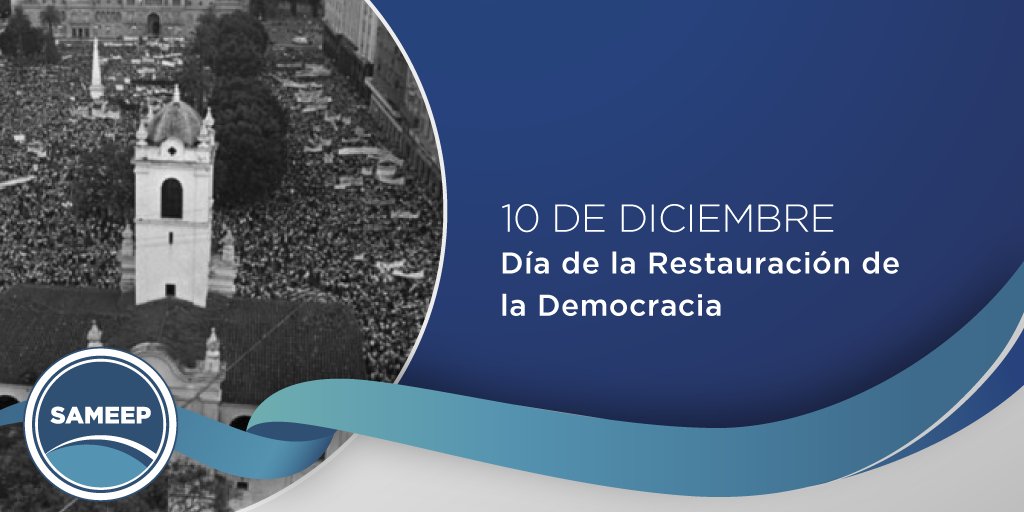 WestteinClaudio's tweet photo. ¡Hoy celebramos 36 años de Democracia #Argentina! 🇦🇷 https://t.co/c1VIgpxDYS