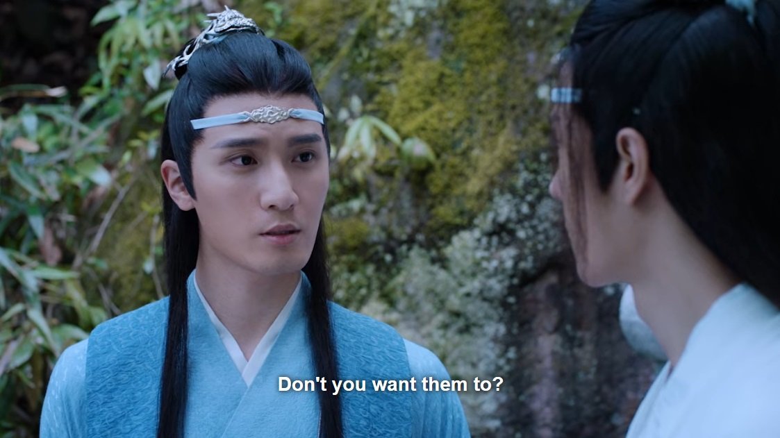 But lxc has only ever had his brother's best interests at heart, encouraging his feelings towards wwx right from the start, even when lwj was trying to deny them. Because of who lwj is – the way he was raised, the type of man he is - it's hard for him to say things