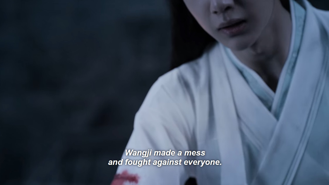 lwj couldn't protect wwx in life, so he tries to protect his home in death...  ...and is punished for it