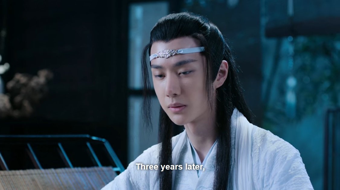 Third: well, now we know why he didn't search for wwx's body for three years  Think of all the punishment he went through, all the agony he suffered, and the first thing he did when he was free was go looking for wwx even knowing he was dead 
