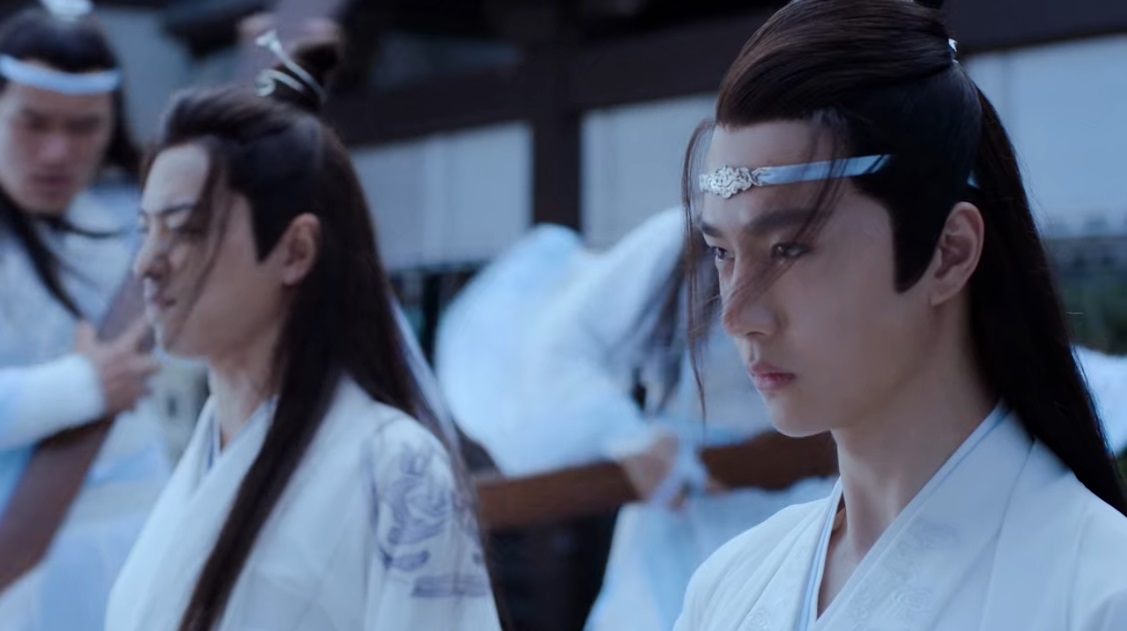 We're forced to watch as lwj's uncle – the man who raised him, his father figure (no wonder he has issues) – orders the lashing to start. lwj takes it, back straight, similar to the first time we saw this kind of punishment