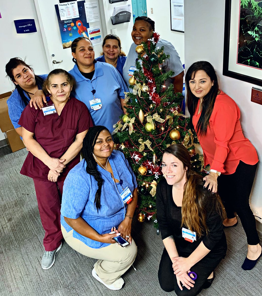 INOVA LOUDOUN EVS staff <a href="/CrothallHC/">Crothall Healthcare</a> we officially kicked off the holidays today!!!
