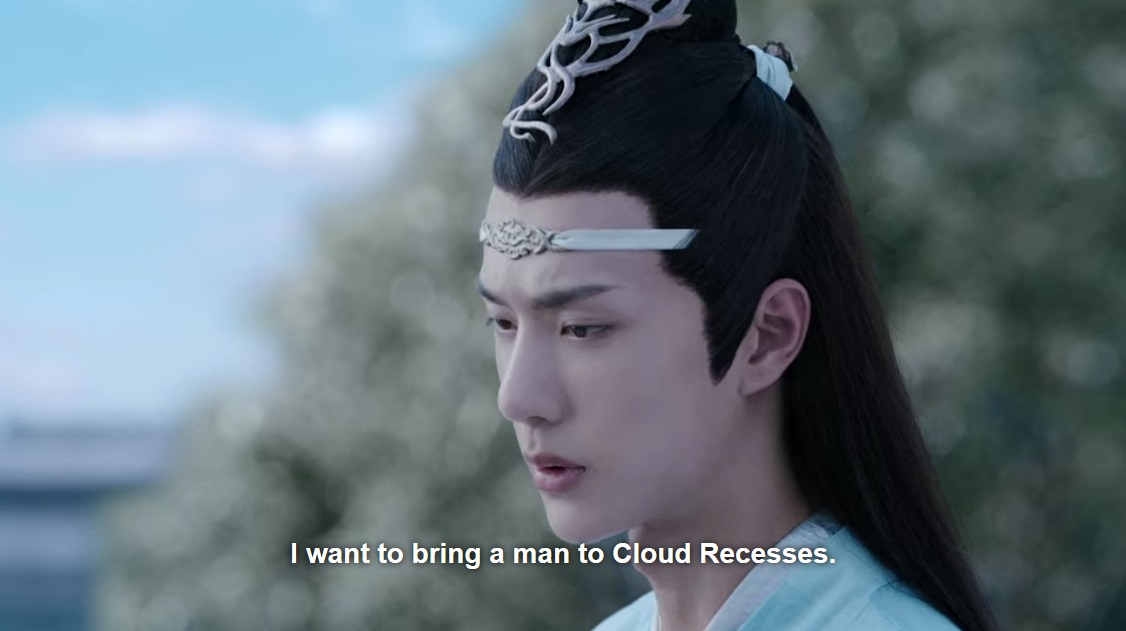 The important thing is the immediate comparison to wangxian. lwj's dad fell in love with someone who did terrible things and then brought her back to Cloud Recesses to hide her away. lwj fell in love with someone who did terrible things and wanted to do EXACTLY the same thing