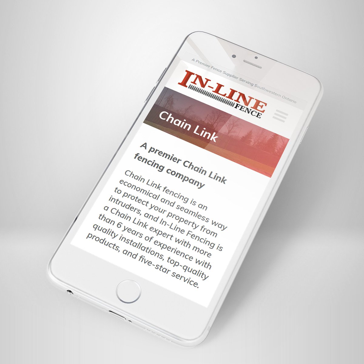 InCoreInc's tweet photo. We recently designed a brand new website for In-Line Fence! A premium fencing company serving Southwestern Ontario. 

Services provided:
• Design
• Development
• Photography
• Copywriting

Check it out at https://t.co/xi6xNb7gZn! https://t.co/aqIhf45N5g