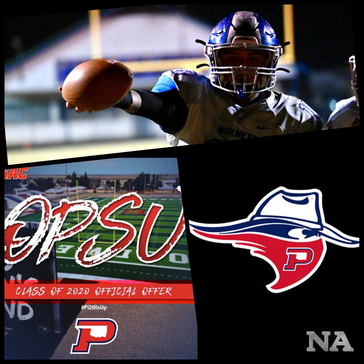 DemarcusHaskins's tweet photo. BREAKING: Oklahoma Panhandle State Offers 2020 NA Recruit Mason Vasquez #4thOffer https://t.co/dHNtj0IIqW