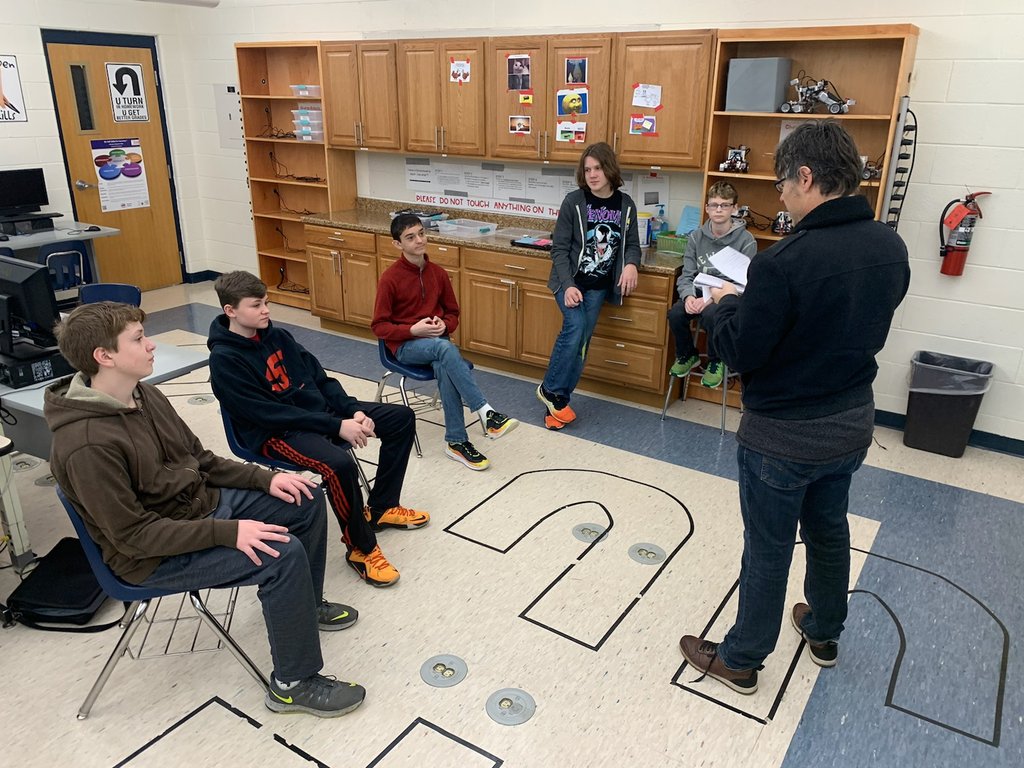 West Side Leader interviews 8th grade CFMS GenYES students on Wednesday, November 27th.