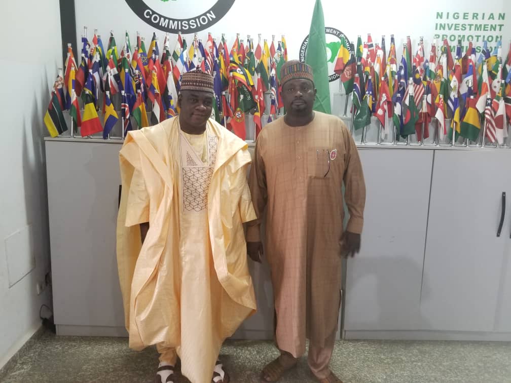 Hon_modibbo's tweet photo. In furtherance of our investment drive to boost tourism I met with the Chairman Nig. Investment Promotion Council @nipcng RT Hon Babangida S. M. Nguroje, at the Commission to present the vision of H.E @senbalamohammed &amp; seek their support in attracting investors to @bauchistate. https://t.co/GuyqqEP8v0