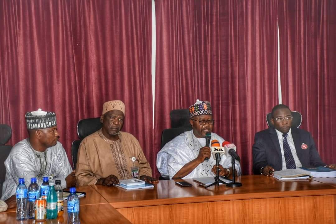 aminugamawa's tweet photo. Press Briefing by the Hon. Commissioners of Information and Communication, Finance , Budget and Economic Planning, Youth &amp; Sports at the end of the Bauchi State Executive Council Meeting.  The council has approved the Medium Term Expenditure Framework &amp; the 2020 proposed Budget. https://t.co/Hi189UqfHX