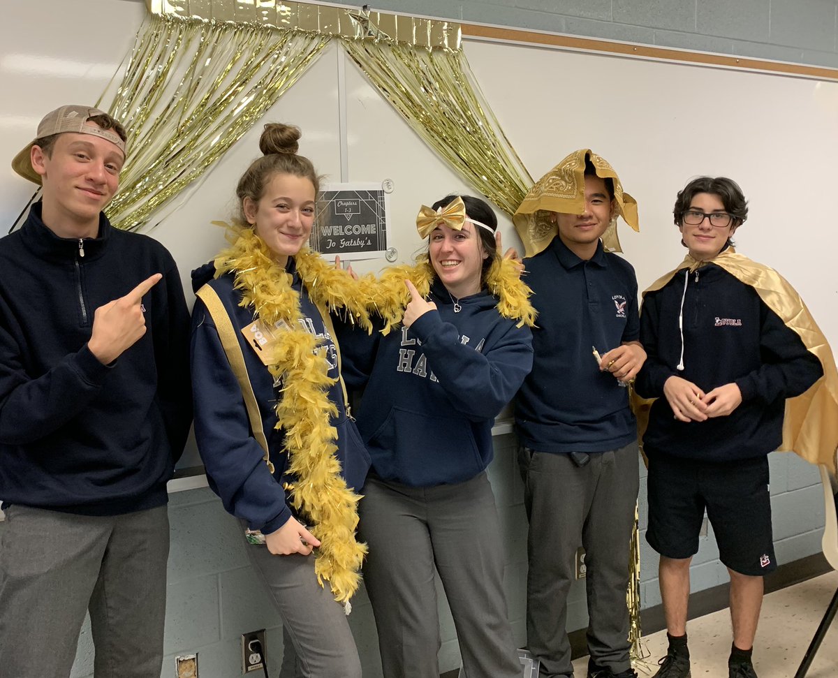 Ms. Rucurean (@mrucurean) on Twitter photo Winners of our Great Gatsby Escape room got decked out in gold today! Good work old sports! <a href="/LoyolaHawksOak/">St. Ignatius of Loyola C.S.S</a> Winners of our Great Gatsby Escape room got decked out in gold today! Good work old sports! <a href="/LoyolaHawksOak/">St. Ignatius of Loyola C.S.S</a>