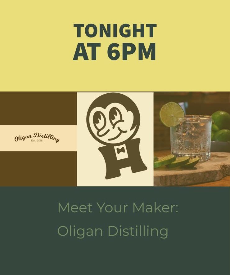 ShmaltzBrewing's tweet photo. What better way to start this Thanksgiving Eve than some delicious Gin and Moonshine! Come meet the guys that started this small batch Distillery right in Latham NY. We love local and we know you do too! Meet Your Makers starts at 6pm! Featuring Oligan Distiling. #518Craft https://t.co/y6zSC5zrzf