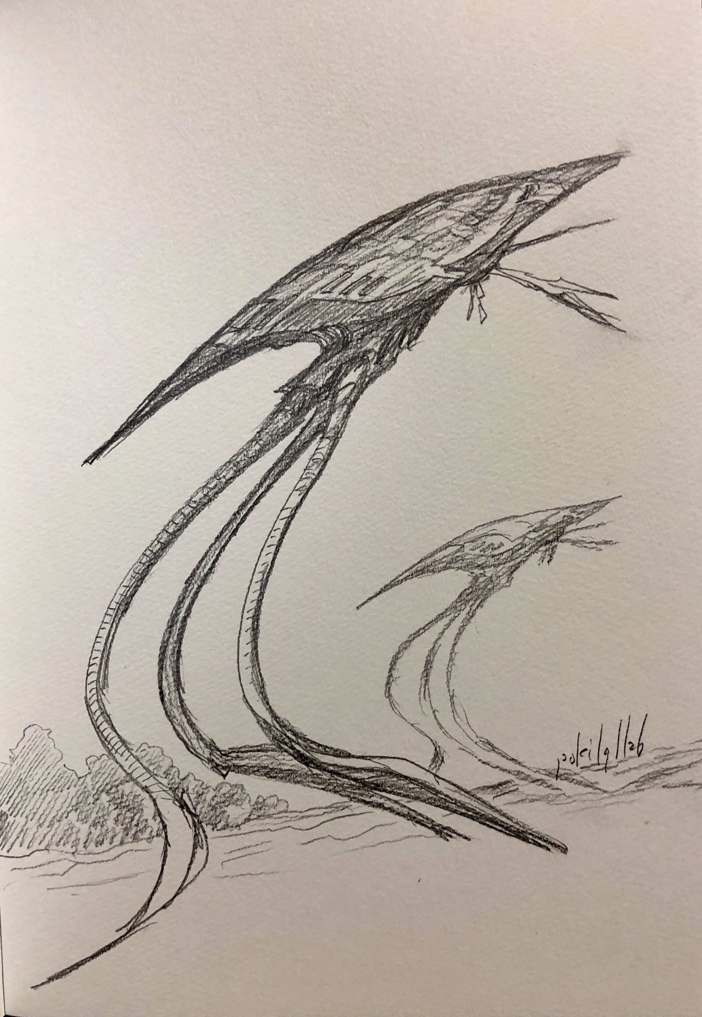 ぽき Poki トライポッド シャーペン イラスト アナログイラスト スケッチ 創作 アナログ絵 シャーペン画 Illustration Drawing Sketch Art Scifi Scifiart Fantasy Fantasyart Fairyart T Co Re6ewoxbk6 Twitter