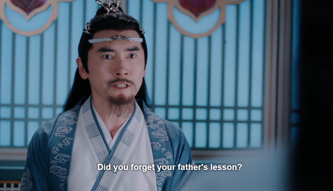 But then what his uncle is REALLY worried about comes out – that lwj will make the same mistake as his dad. Now, during the first viewing it's just intriguing, a tease. What does this mean?? On second viewing, it's a gut punch