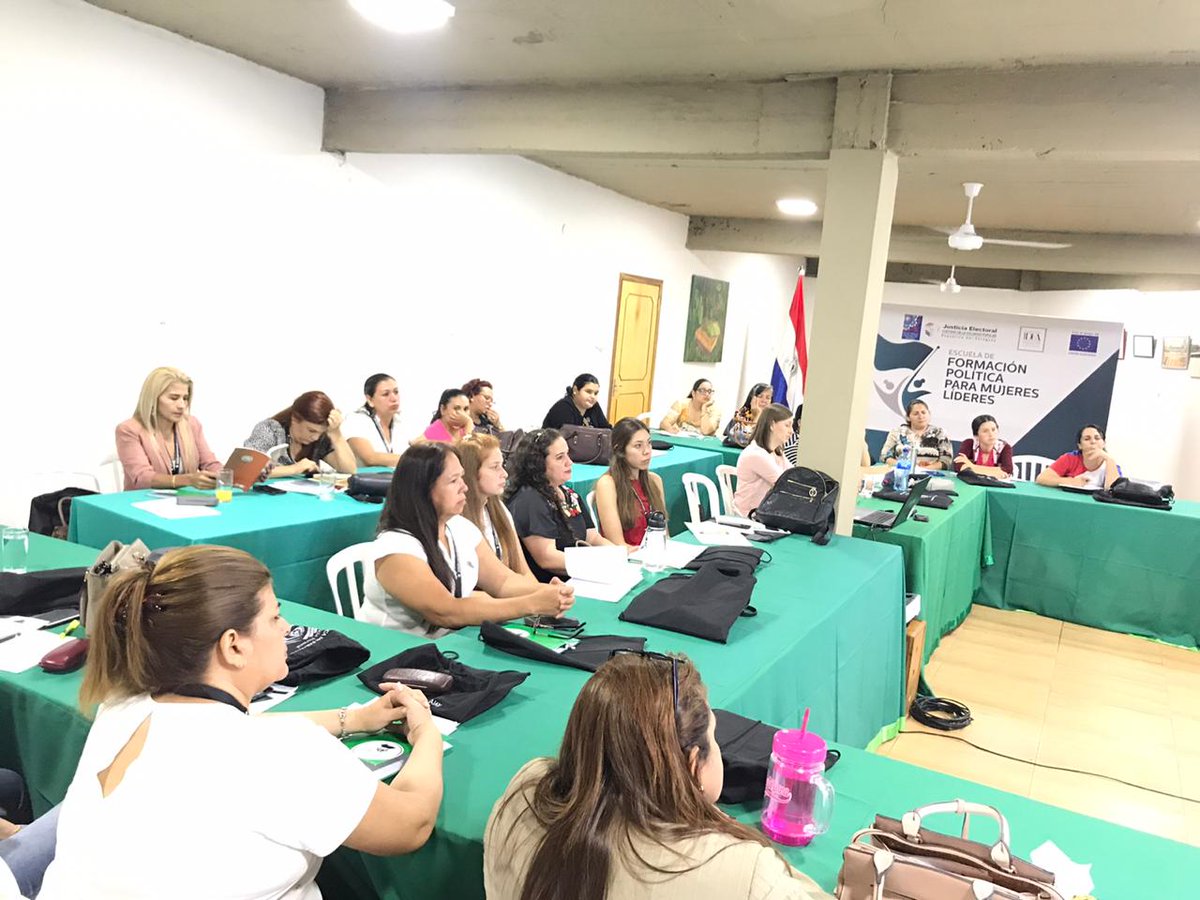 figueredcynthia's tweet image. 7mo módulo " Delitos y Faltas Electorales " con la Dra. Fabiana Marin. Escuela de Formación Política para Mujeres Líderes 7ma edición. @TSJE_Py @Genero_JE @IDEA_int_Py @UEenParaguay @PNUDPARAGUAY @WdnParaguay #sevoslaprotagonista #MujeresAmericaLatina