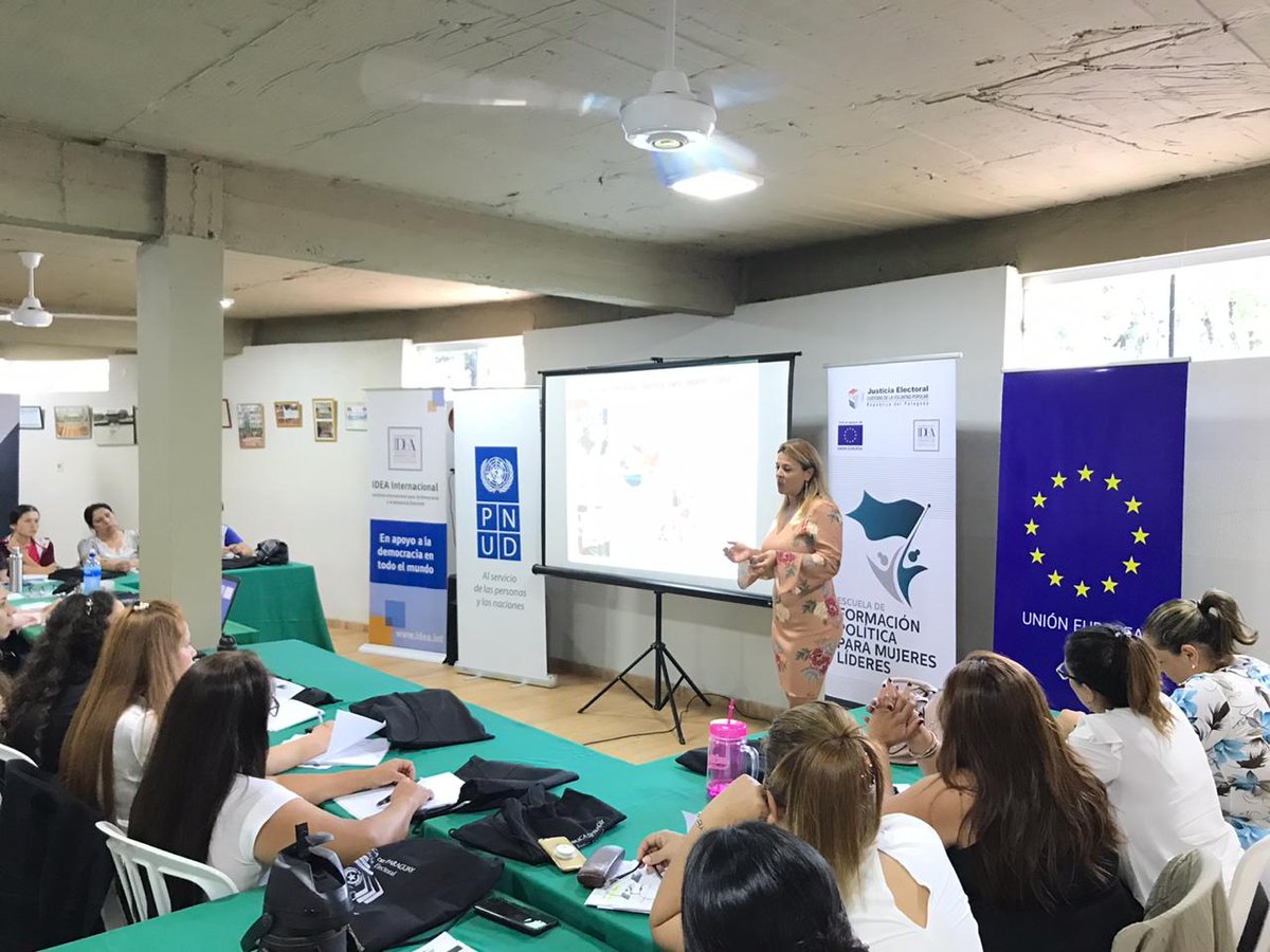 figueredcynthia's tweet image. 7mo módulo " Delitos y Faltas Electorales " con la Dra. Fabiana Marin. Escuela de Formación Política para Mujeres Líderes 7ma edición. @TSJE_Py @Genero_JE @IDEA_int_Py @UEenParaguay @PNUDPARAGUAY @WdnParaguay #sevoslaprotagonista #MujeresAmericaLatina