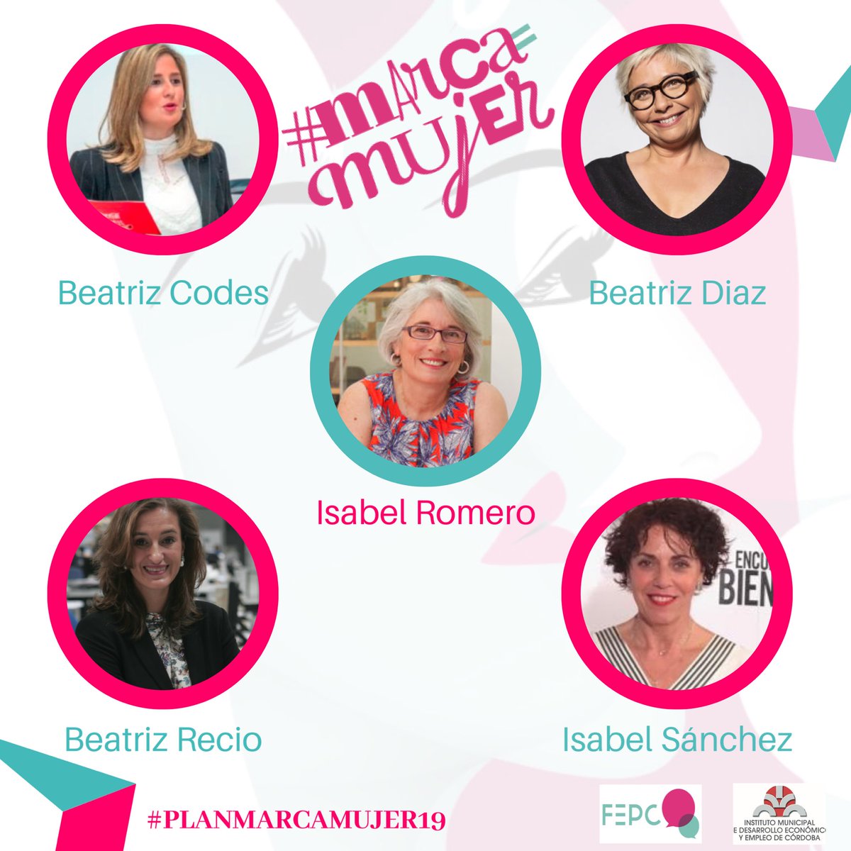 FEPCORDOBA's tweet photo. ¡En esta mesa sí que hay talento!
Mesa redonda “La empresa flexible y la nueva valoración del talento” en el III Foro Andaluz de Empresarias y Profesionales.
Viernes 29/11 en la sala Polifemo del teatro Góngora.
Inscríbete en https://t.co/YVzDOFTxSm
#MarcaMujer #marcamujer19 https://t.co/9xNcsD0dbE