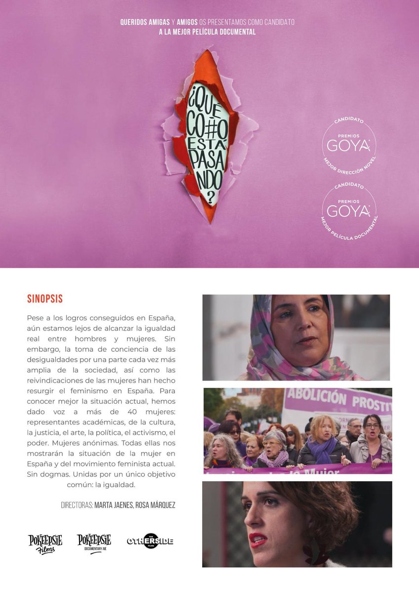 Pues orgullosísima de formar parte de este proyecto en su tan importante acercamiento a todos los públicos: aprendamos mucho!