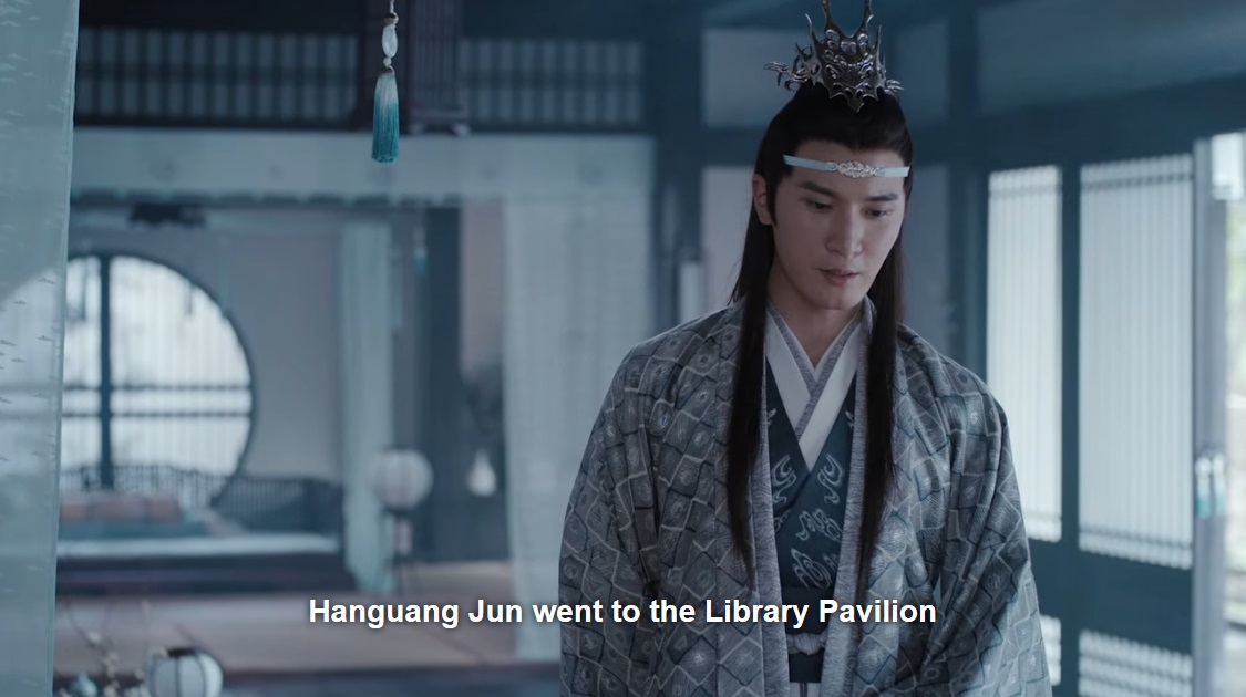 Now, back to episode 24! It's already been made clear in the scene before they meet with Lan Qiren that lwj has been feverishly practising music to help wwx and is desperate to learn more 