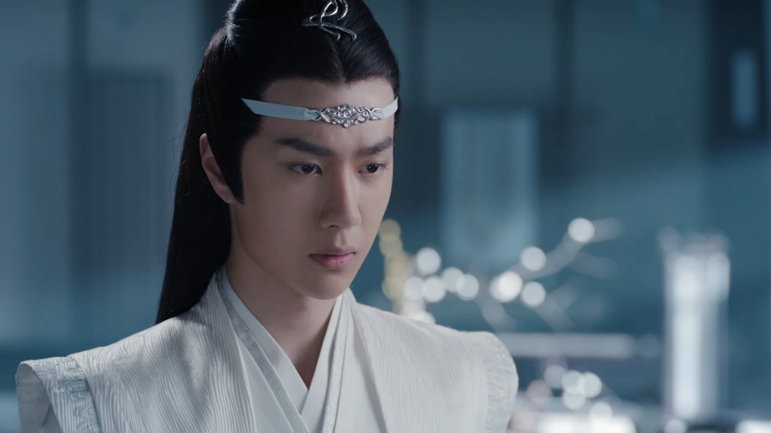 Lan Qiren wants the battlefield cleansed, and he's even the one that bring wwx up – so as an audience we're very much aware that he's on the forefront of Qiren's mind. It's his motivation for everything he says/does to lwj for the rest of the scene