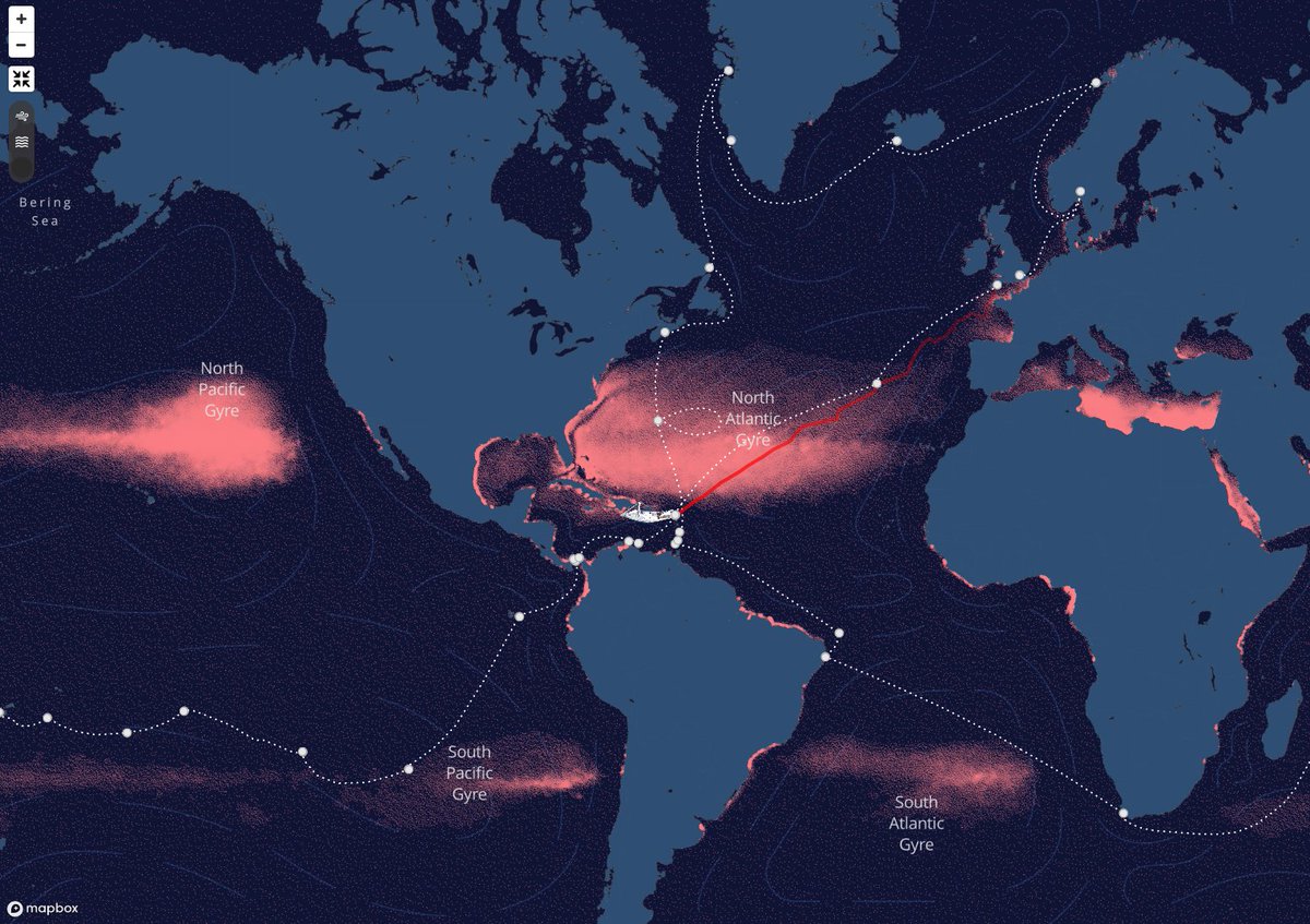 Marena_B's tweet photo. It's already been an adventure building the @eXXpedition tracking map with @zerosixzeromap and @Mapbox volunteering - and I haven't even started sailing yet! Check out what we've been working on: https://t.co/966vcwtWbD ⛵🌎 #eXXpedition #oceanmaps https://t.co/l2lRbe0hbq